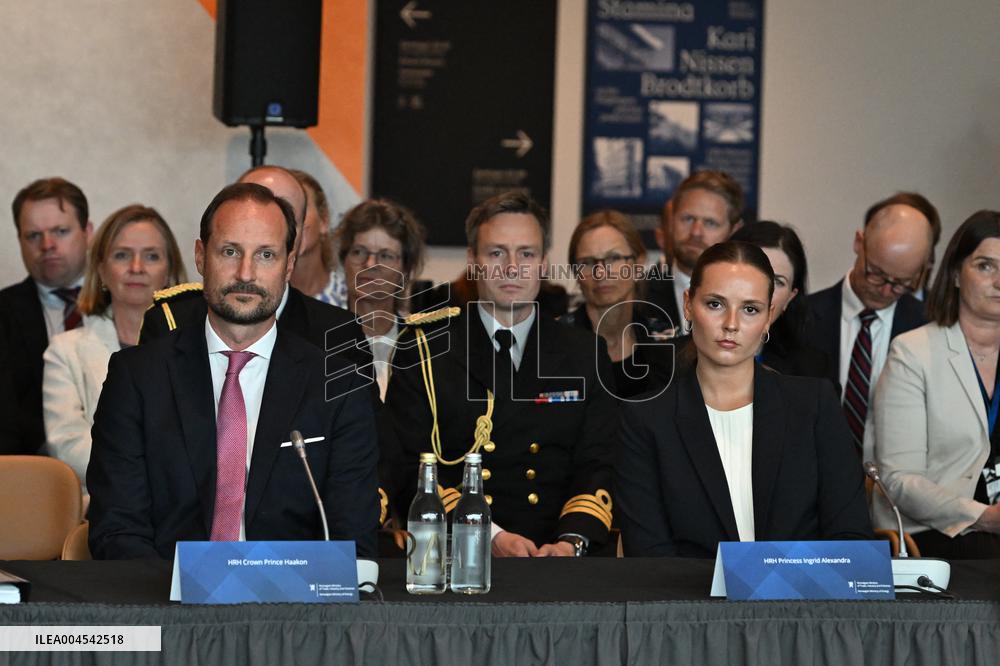 President Macron at The National Museum - Oslo