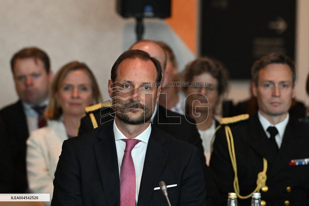 President Macron at The National Museum - Oslo