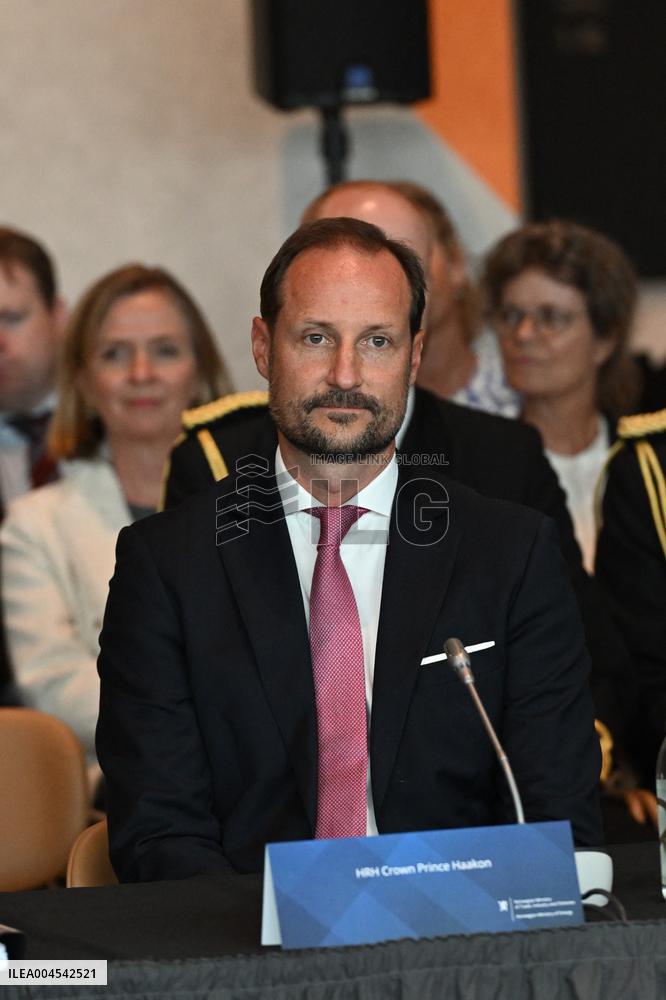 President Macron at The National Museum - Oslo