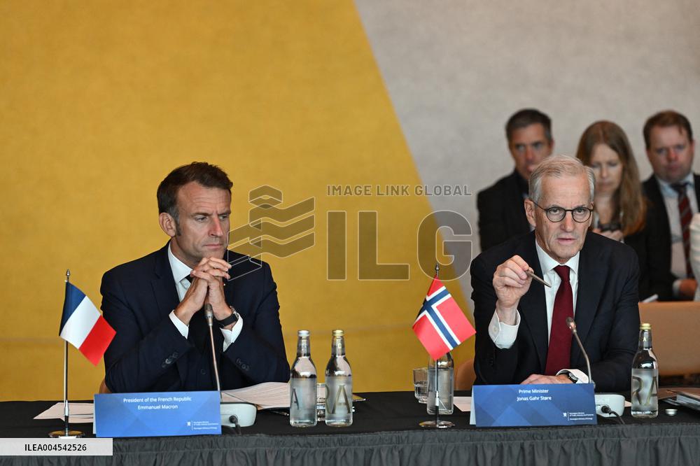 President Macron at The National Museum - Oslo