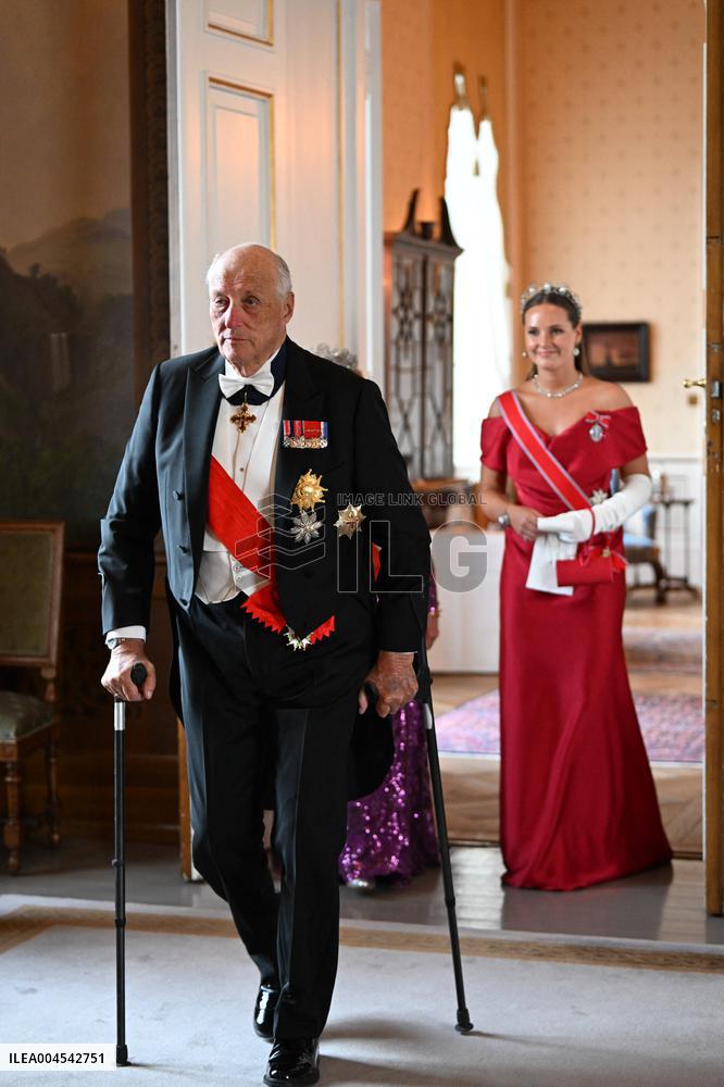 President Macron Visits Norway - Audience Before The Gala Dinner