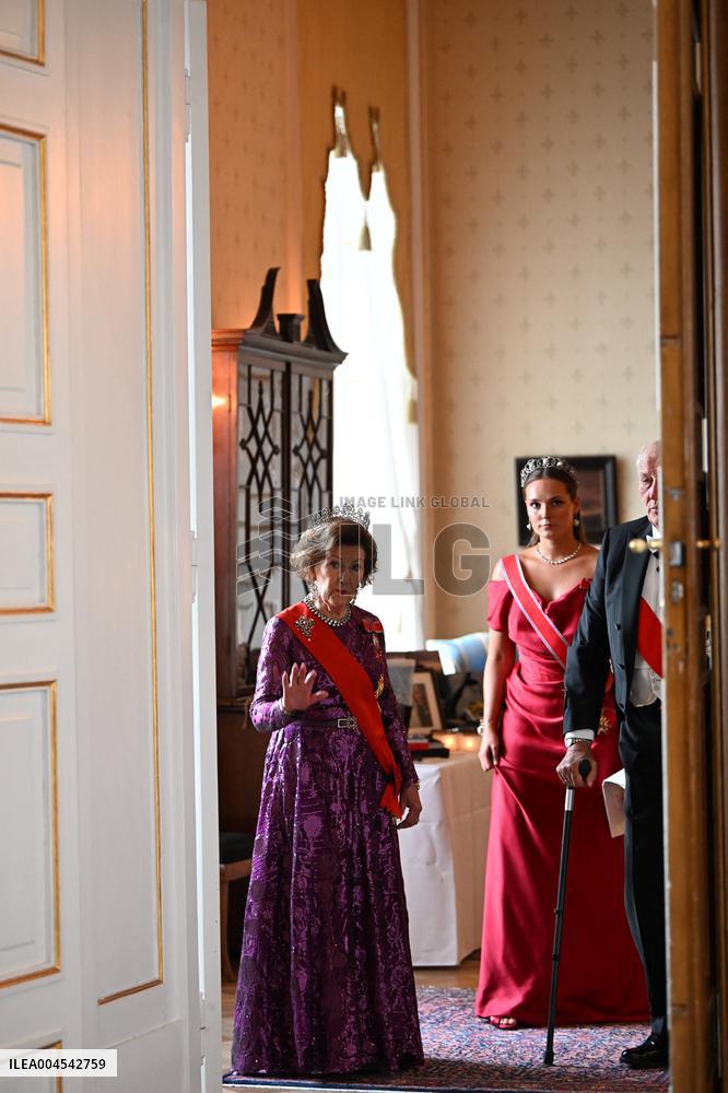 President Macron Visits Norway - Audience Before The Gala Dinner