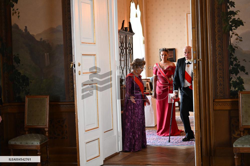 President Macron Visits Norway - Audience Before The Gala Dinner