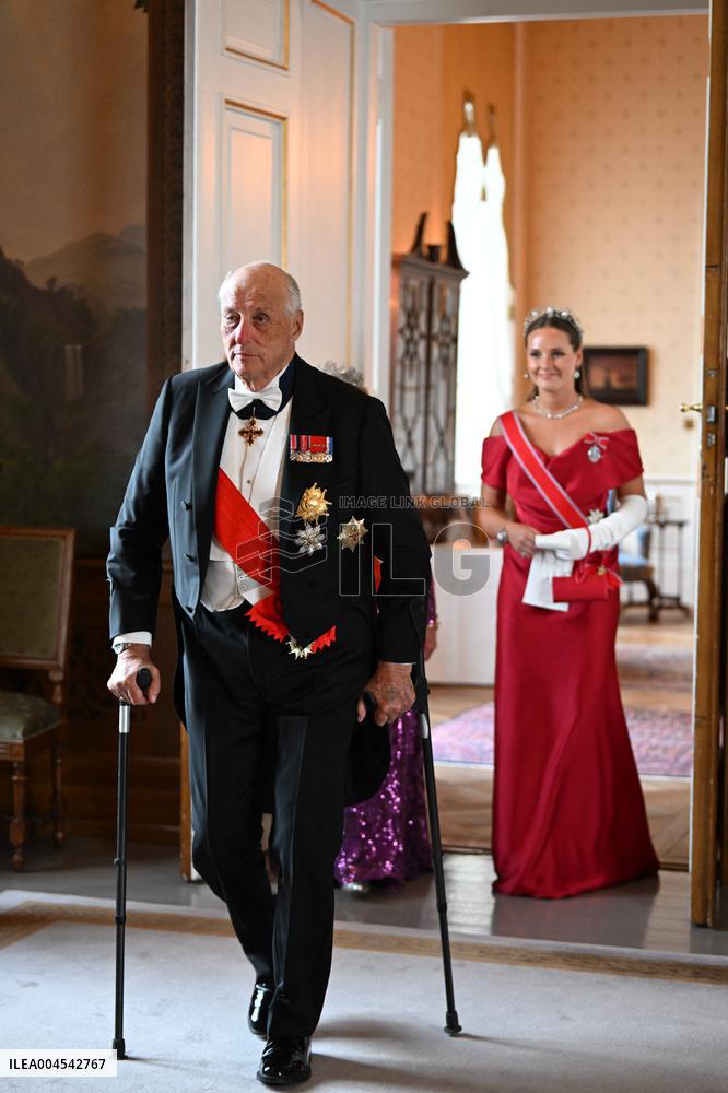 President Macron Visits Norway - Audience Before The Gala Dinner