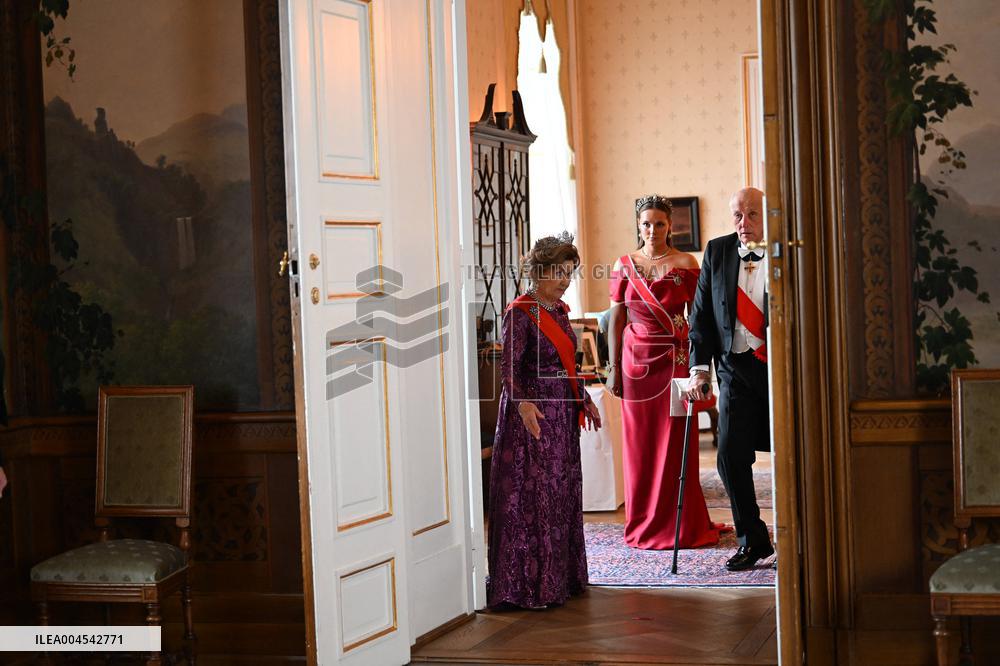 President Macron Visits Norway - Audience Before The Gala Dinner