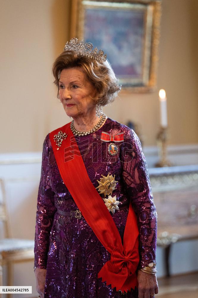 President Macron Visits Norway - Audience Before The Gala Dinner