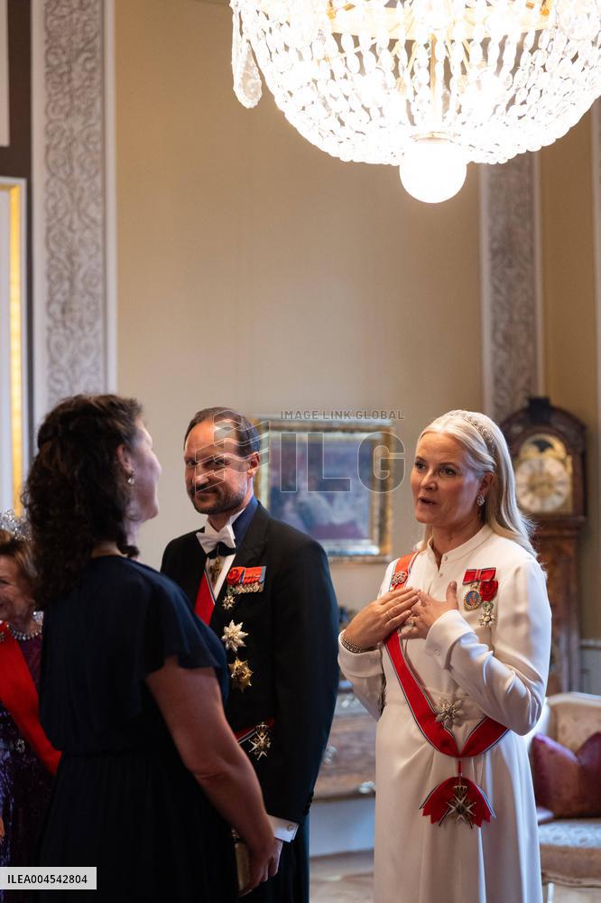 President Macron Visits Norway - Audience Before The Gala Dinner