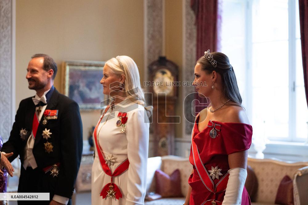 President Macron Visits Norway - Audience Before The Gala Dinner