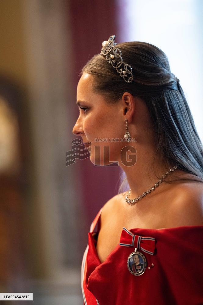 President Macron Visits Norway - Audience Before The Gala Dinner