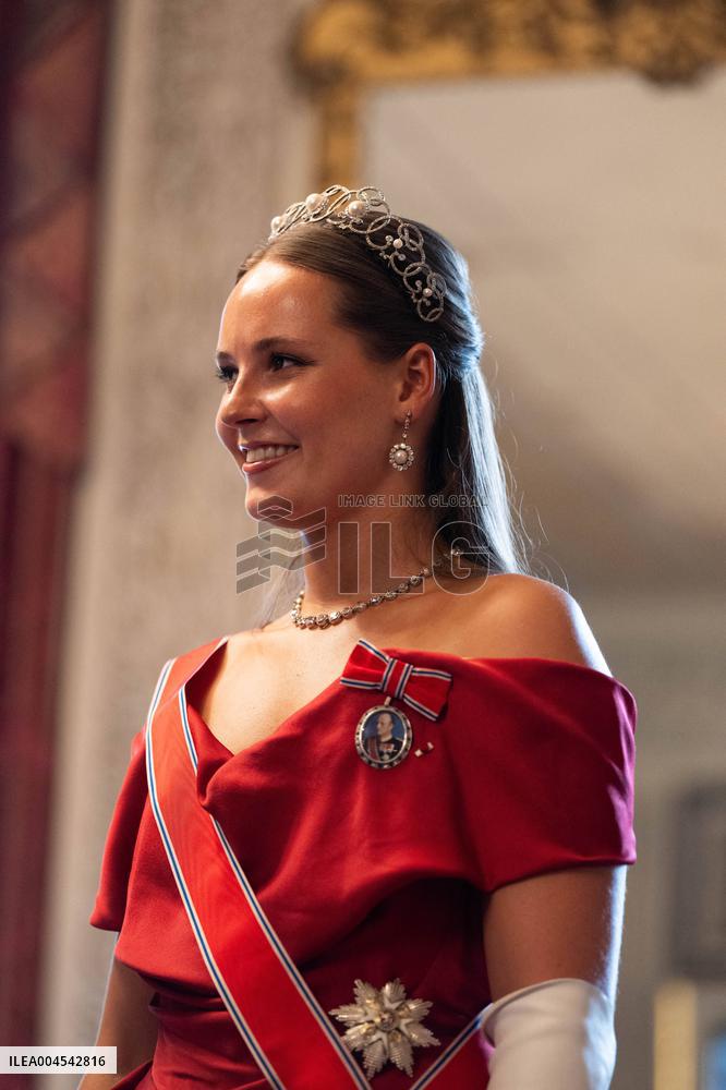 President Macron Visits Norway - Audience Before The Gala Dinner