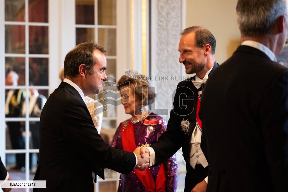 President Macron Visits Norway - Audience Before The Gala Dinner