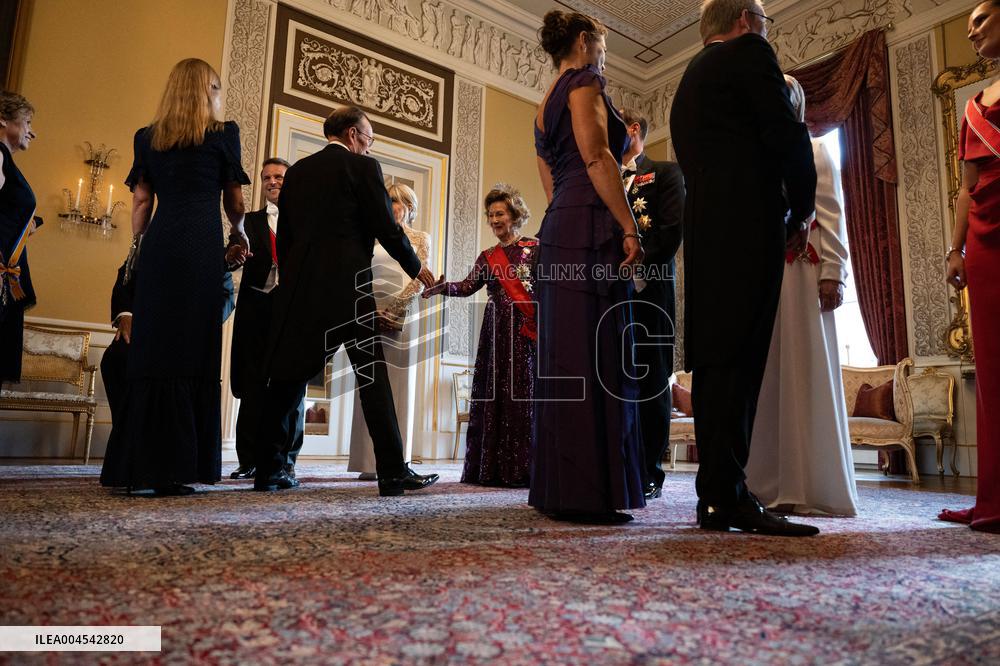 President Macron Visits Norway - Audience Before The Gala Dinner