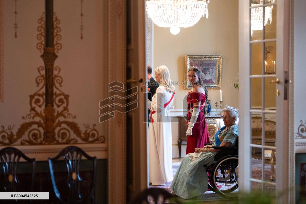President Macron Visits Norway - Audience Before The Gala Dinner