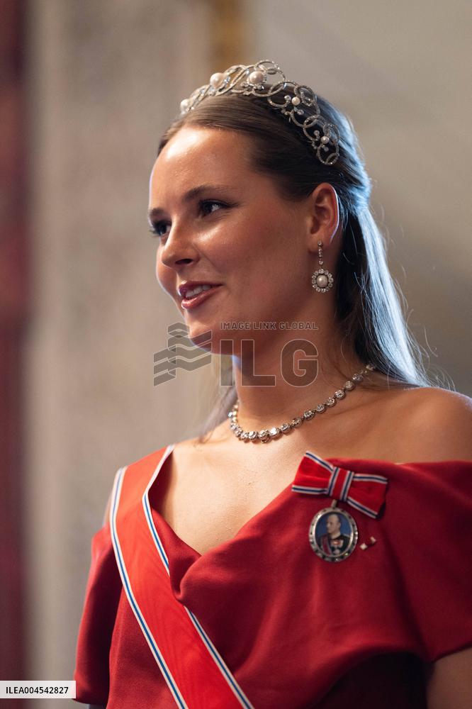 President Macron Visits Norway - Audience Before The Gala Dinner