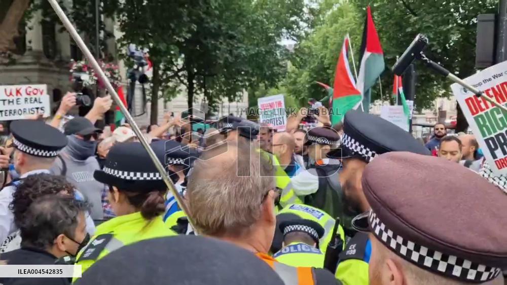 UK: ‘Palestine Action’ Supporters Rally at Trafalgar Square After Protest Ban 4