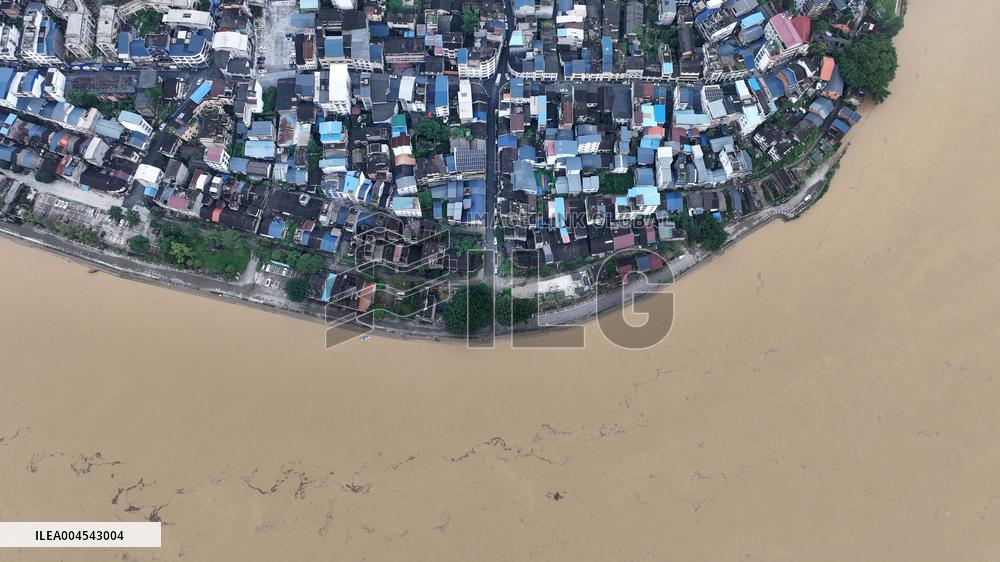 2025 Thrid Flood Peak in Rong'an