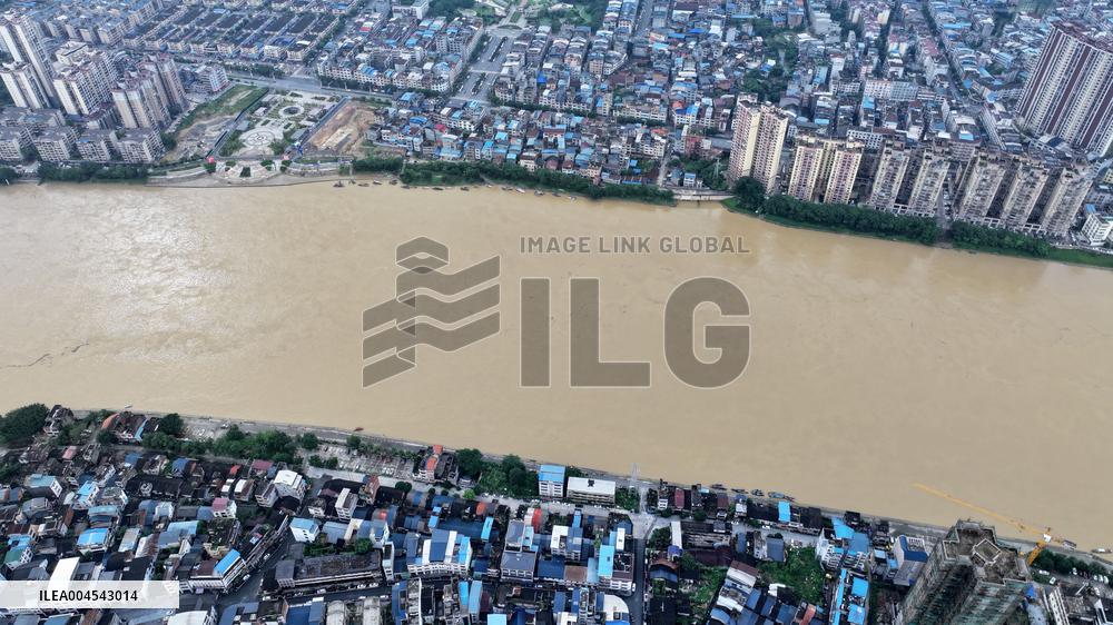 2025 Thrid Flood Peak in Rong'an