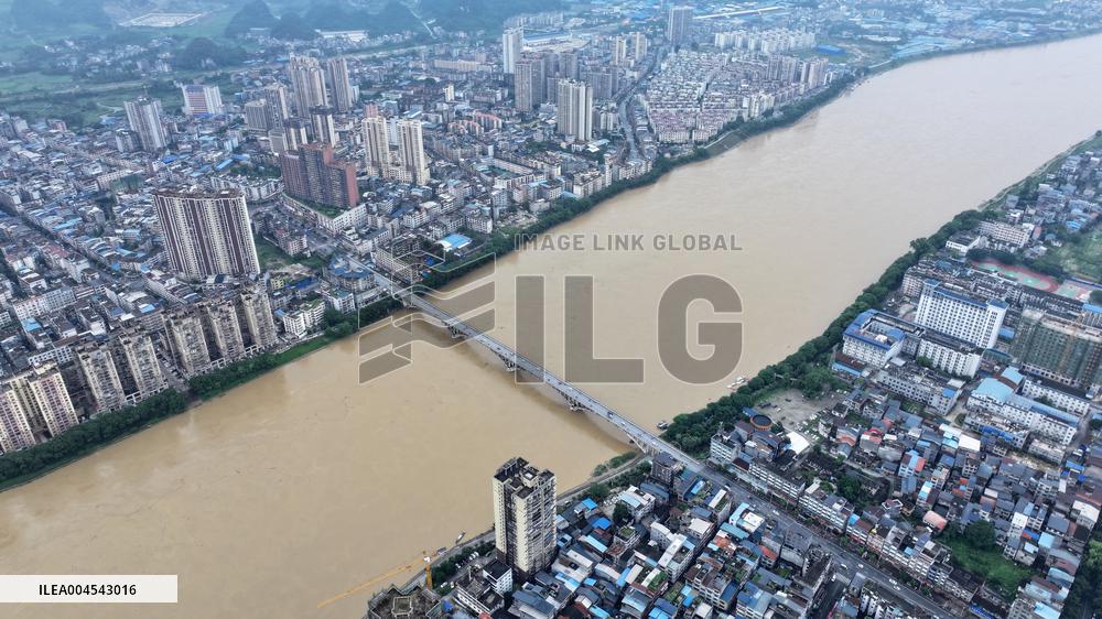2025 Thrid Flood Peak in Rong'an