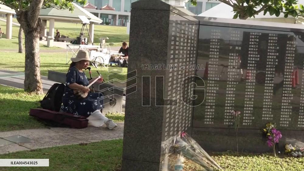 80th anniversary of WWII ground battle in Okinawa