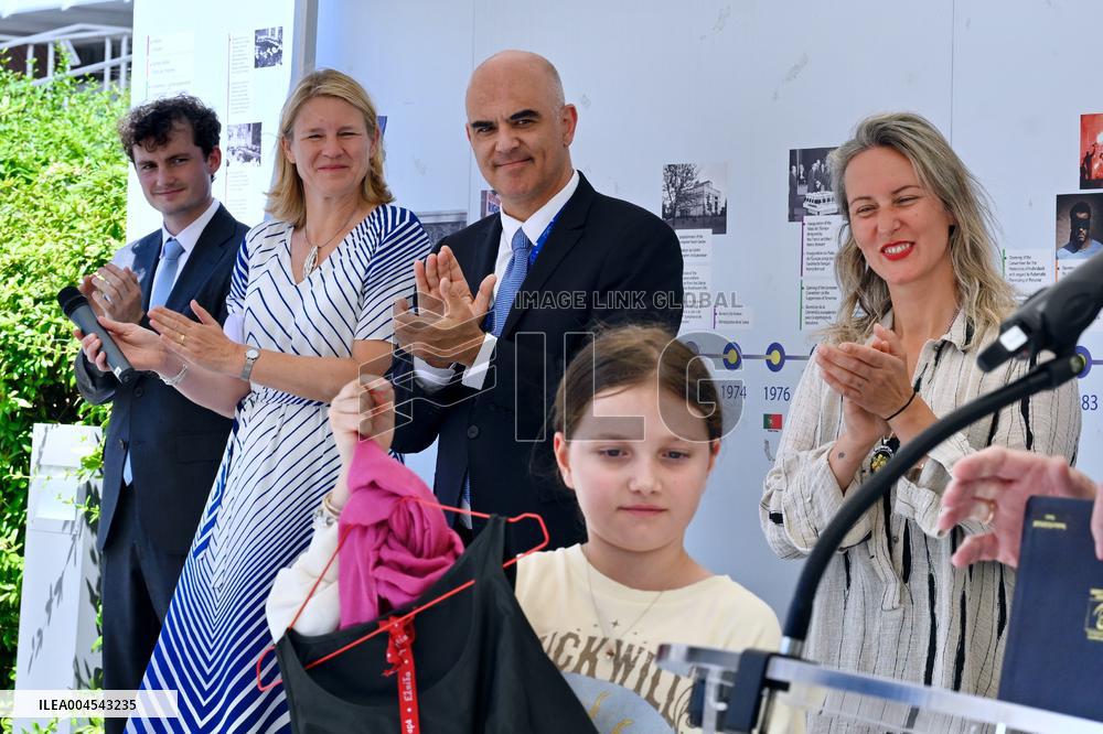 Council Of Europe Event With Alain Berset And Theodoros Rousopoulos - Strasbourg