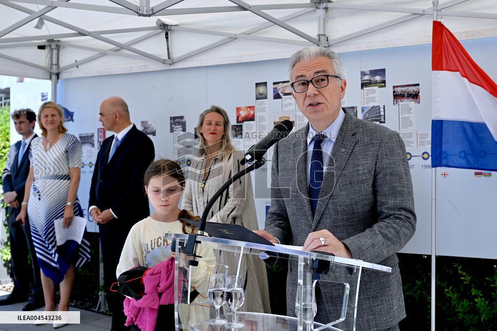 Council Of Europe Event With Alain Berset And Theodoros Rousopoulos - Strasbourg