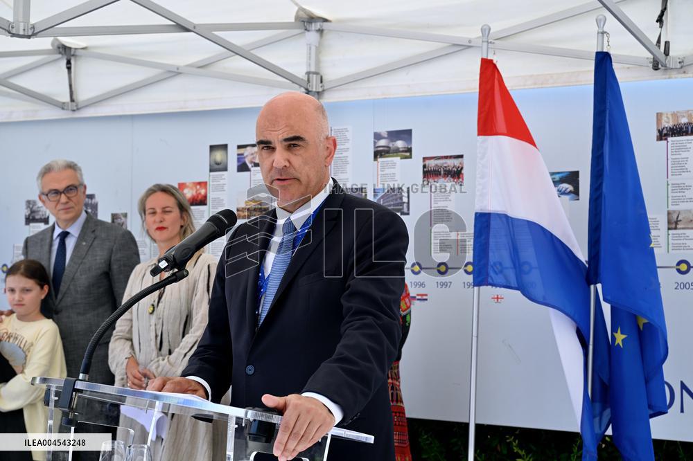Council Of Europe Event With Alain Berset And Theodoros Rousopoulos - Strasbourg