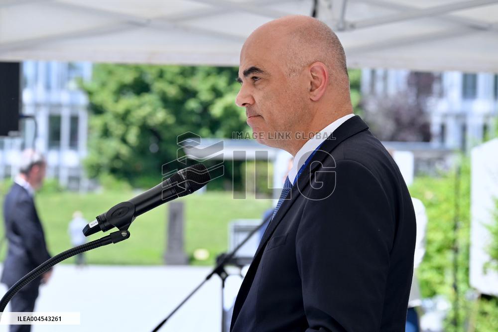 Council Of Europe Event With Alain Berset And Theodoros Rousopoulos - Strasbourg