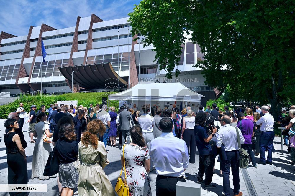 Council Of Europe Event With Alain Berset And Theodoros Rousopoulos - Strasbourg