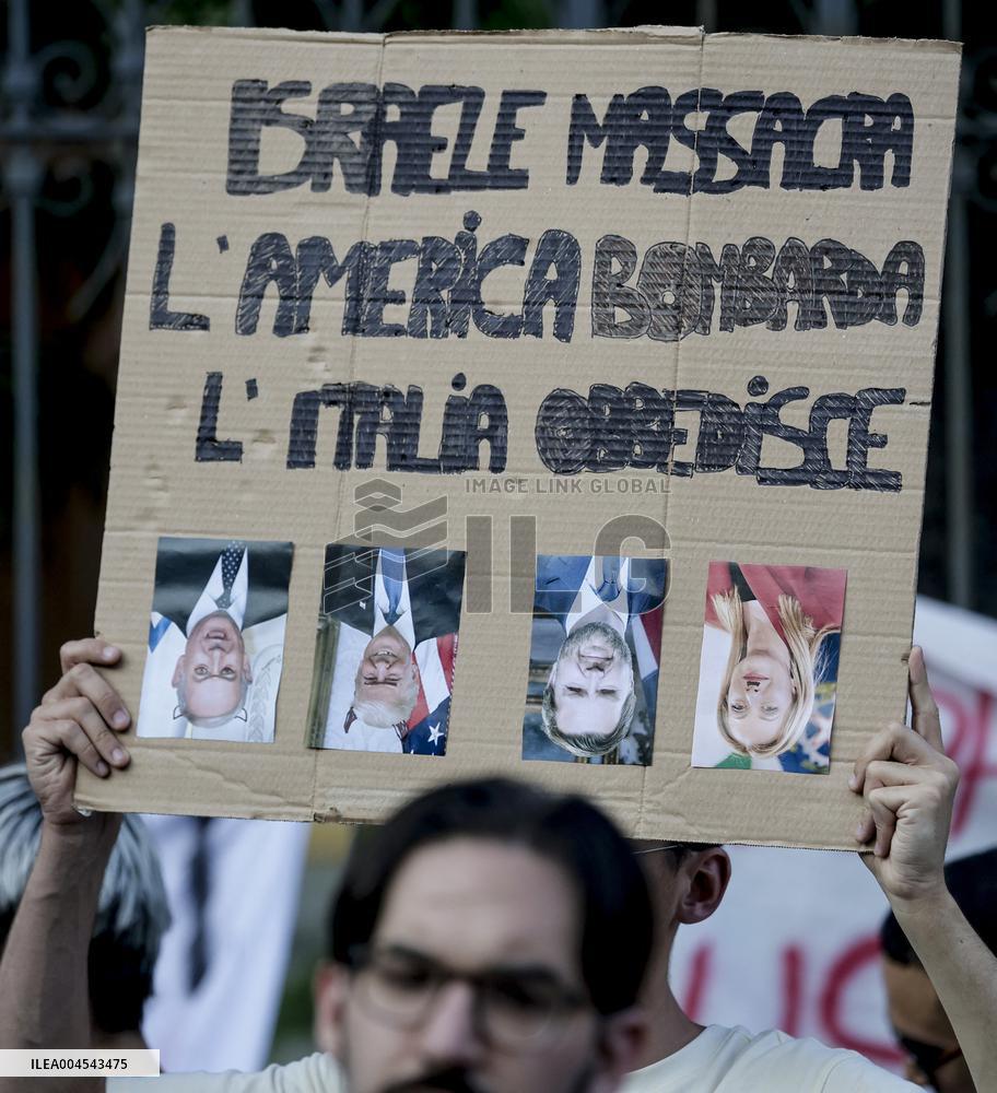 Protest March to the American Consulate - Naples