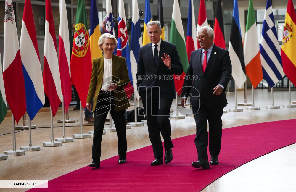 Canada EU Summit in Brussels - Belgium