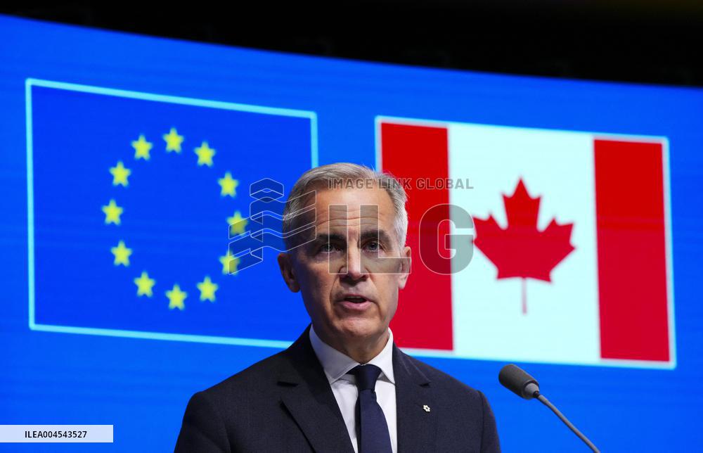 Canada EU Summit in Brussels - Belgium