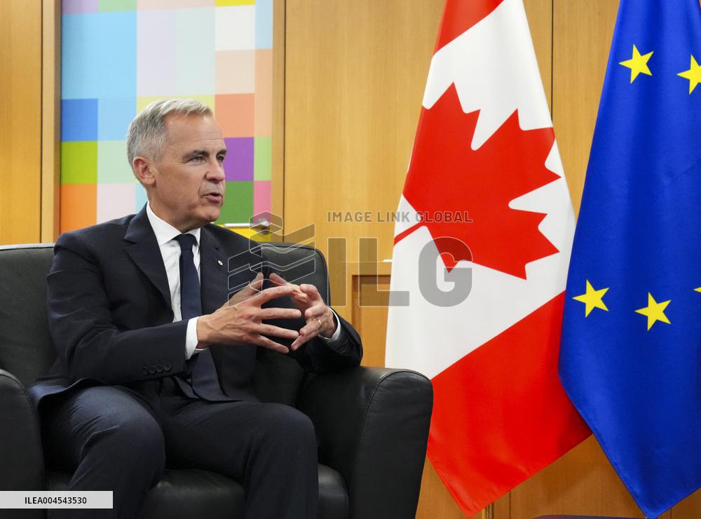 Canada EU Summit in Brussels - Belgium