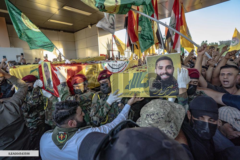 Funeral for Resistance Fighters - Baghdad