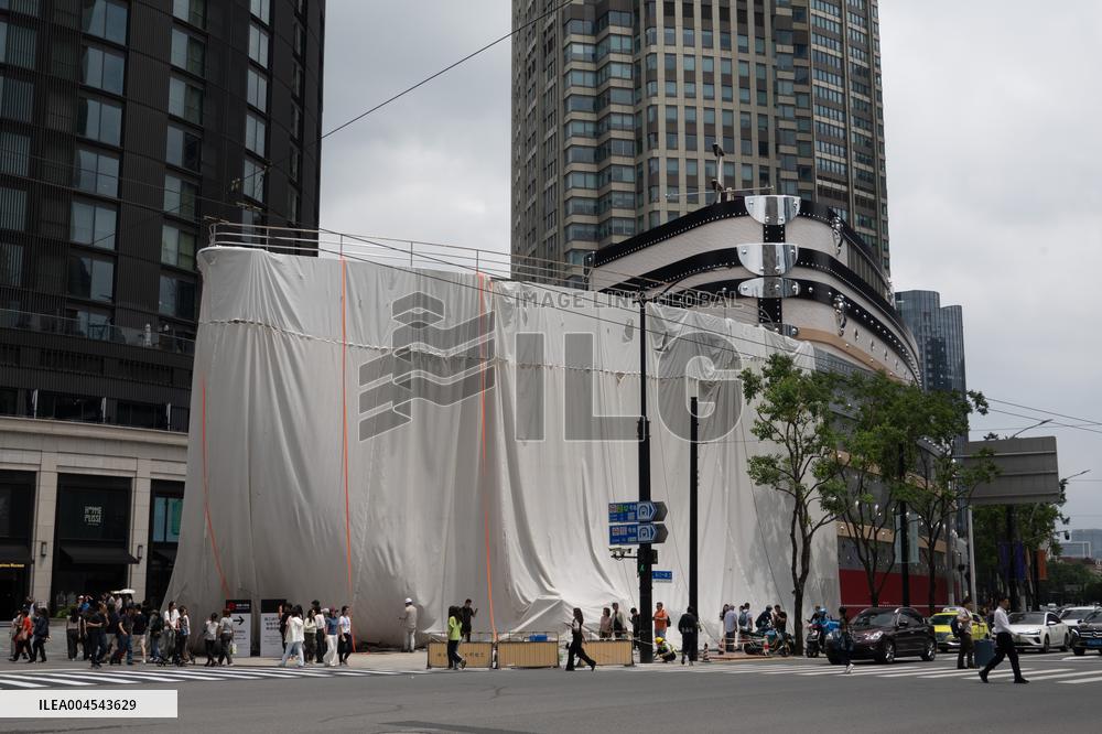 World Largest LV Brand House Construction in Shanghai