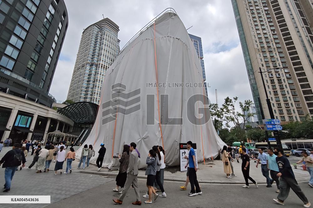 World Largest LV Brand House Construction in Shanghai