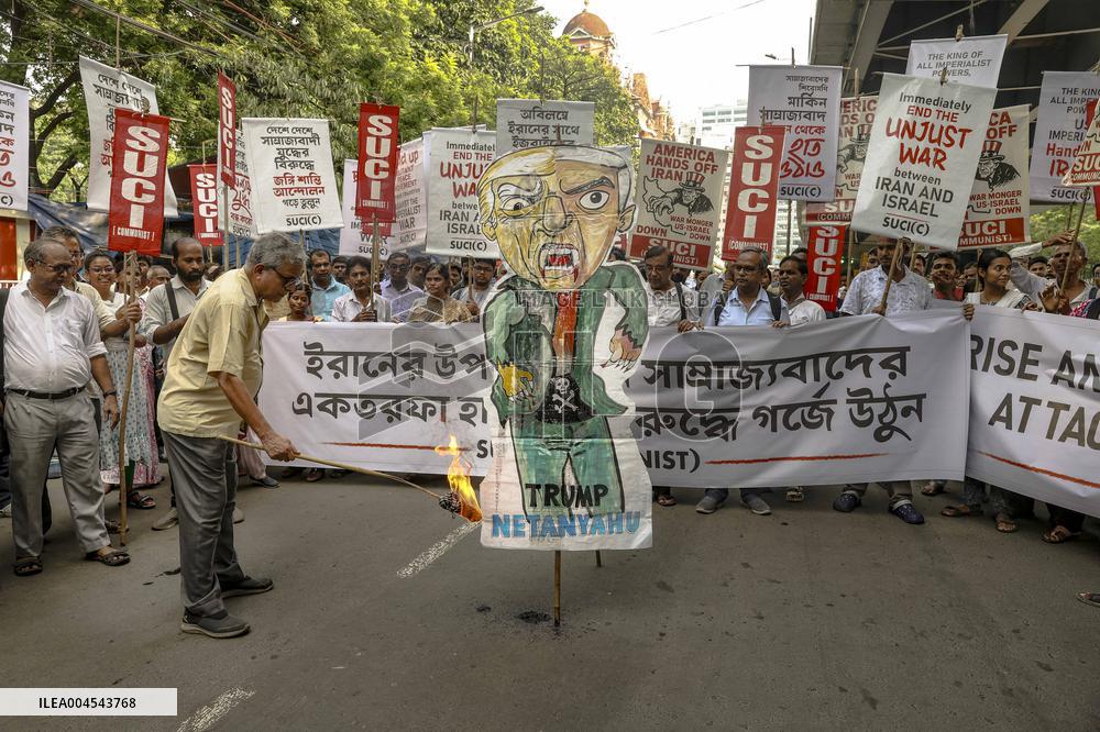 Protest Against US President - India