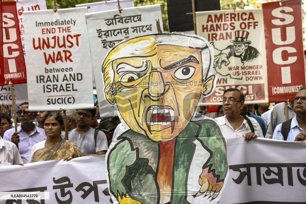 Protest Against US President - India