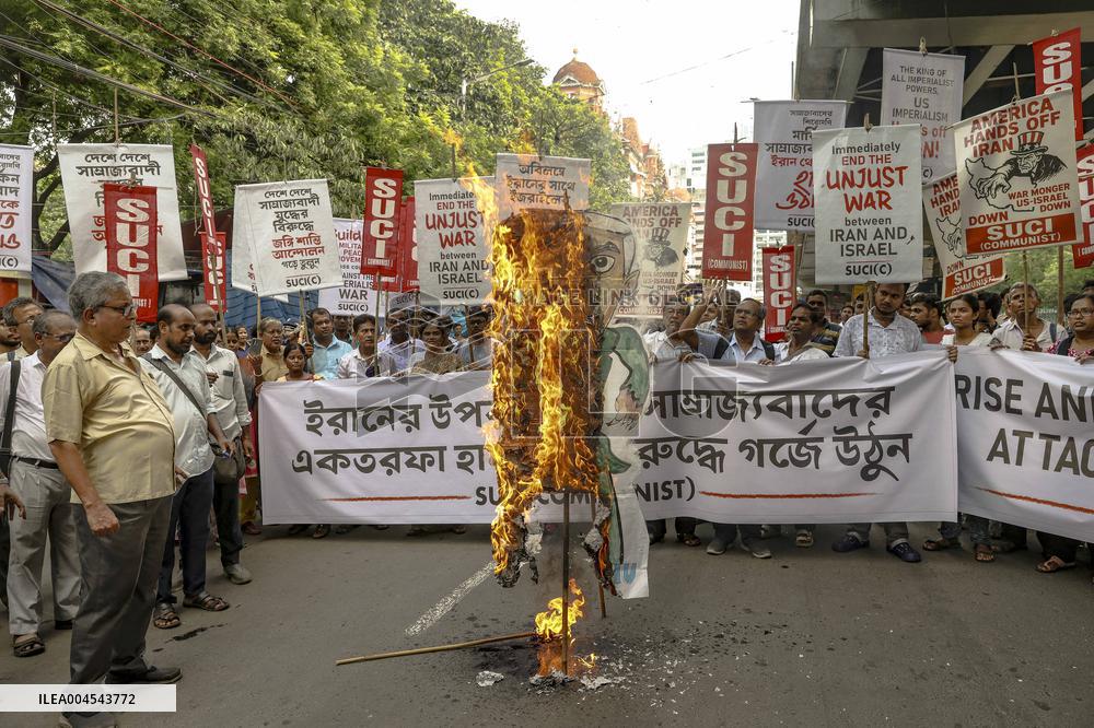 Protest Against US President - India