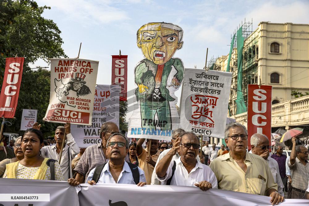 Protest Against US President - India