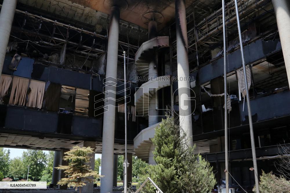 Attack on A Building of Iran's State Broadcaster IRIB - Tehran