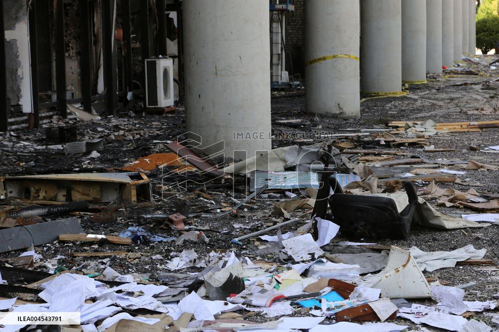 Attack on A Building of Iran's State Broadcaster IRIB - Tehran