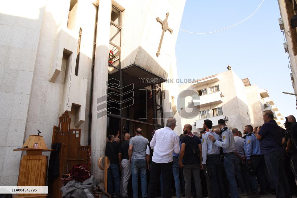 Mar Elias Church Explosion in Damascus