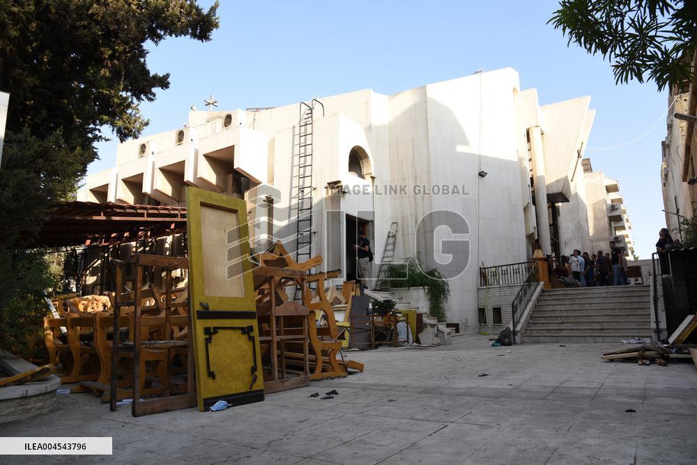 Mar Elias Church Explosion in Damascus