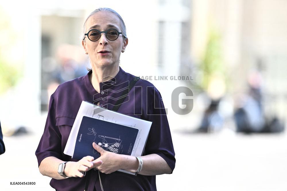 Delphine Ernotte At Matignon - Paris