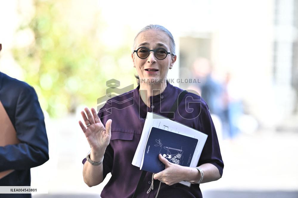 Delphine Ernotte At Matignon - Paris