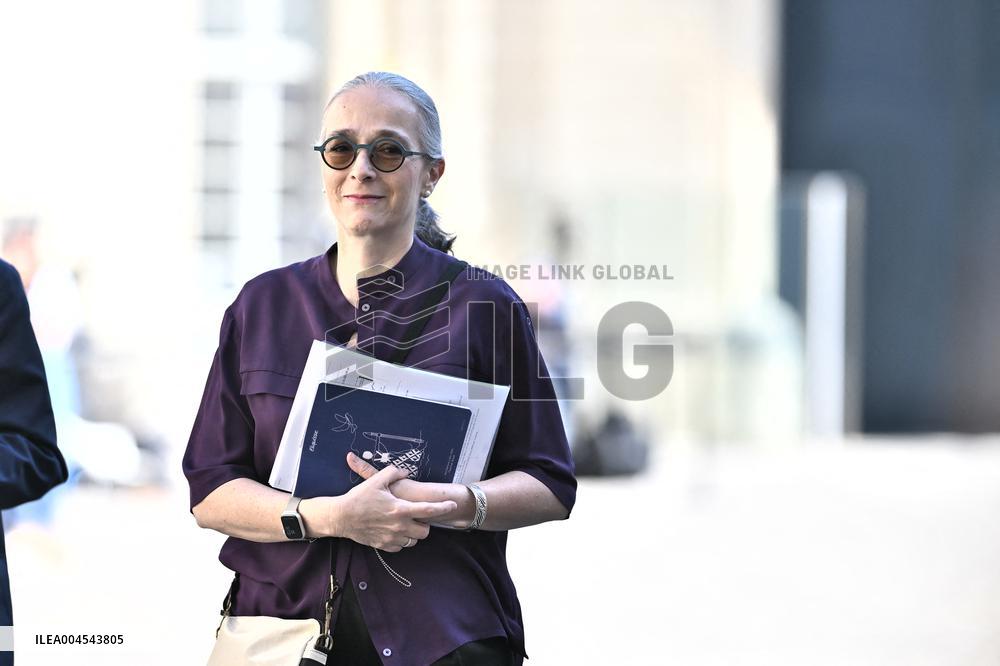 Delphine Ernotte At Matignon - Paris