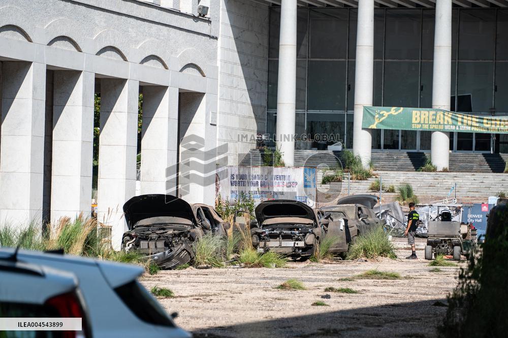 Ridley Scott Films 'The Dog Stars' in Rome - Italy