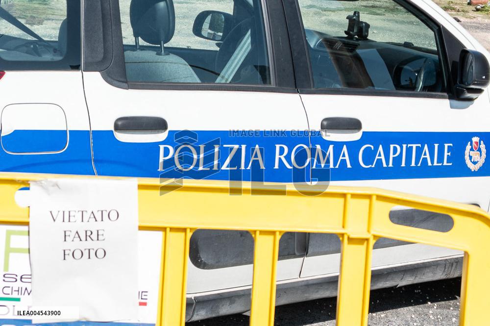 Ridley Scott Films 'The Dog Stars' in Rome - Italy