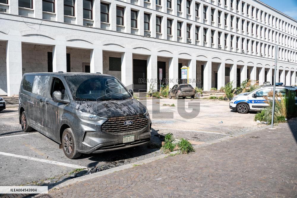 Ridley Scott Films 'The Dog Stars' in Rome - Italy
