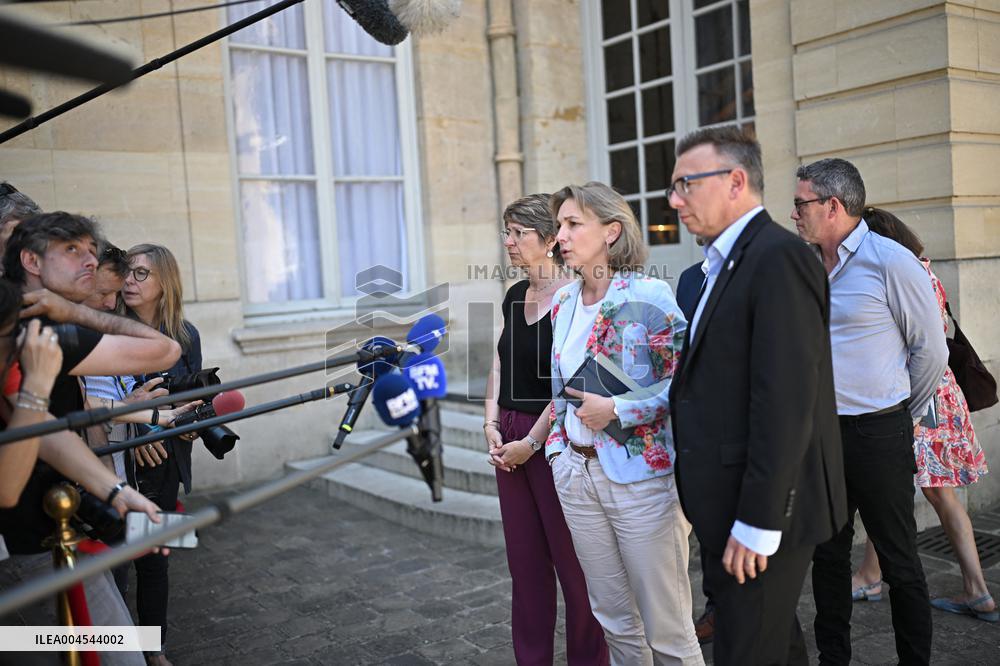 PM Bayrou Meets Trade Unions and Employers’ Organisations - Paris